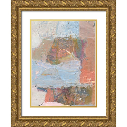 Minim III Gold Ornate Wood Framed Art Print with Double Matting by Jachimiec, Sue