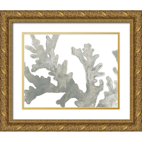Stone Macro Coral II Gold Ornate Wood Framed Art Print with Double Matting by Vess, June Erica