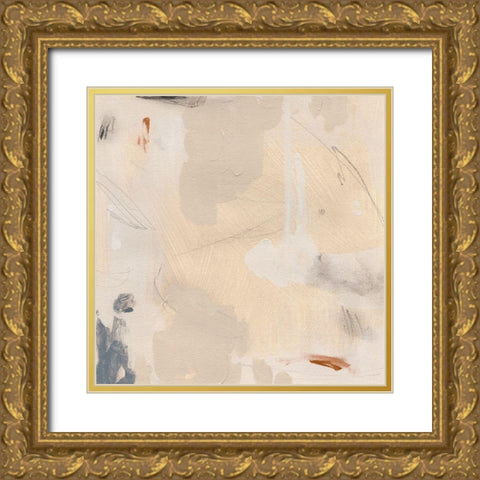 Clay Fragments III Gold Ornate Wood Framed Art Print with Double Matting by Green, Jacob