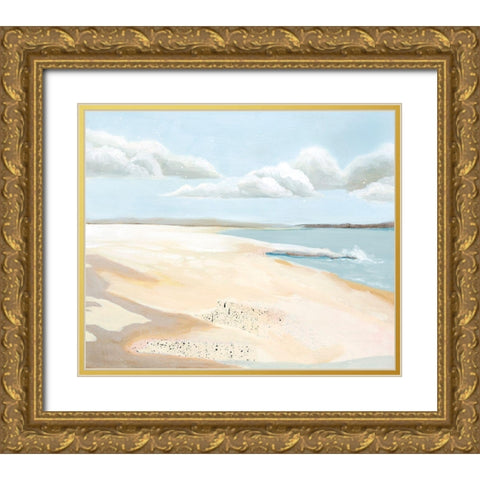 Sandy Getaway II Gold Ornate Wood Framed Art Print with Double Matting by Popp, Grace