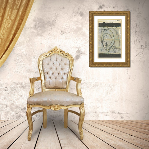Continuing Energy II Gold Ornate Wood Framed Art Print with Double Matting by Combs, Joyce