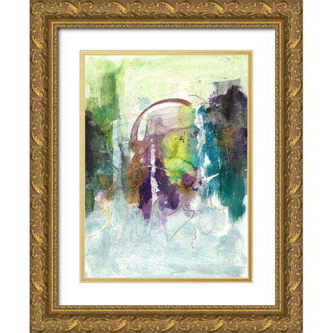 Moving On I Gold Ornate Wood Framed Art Print with Double Matting by Combs, Joyce