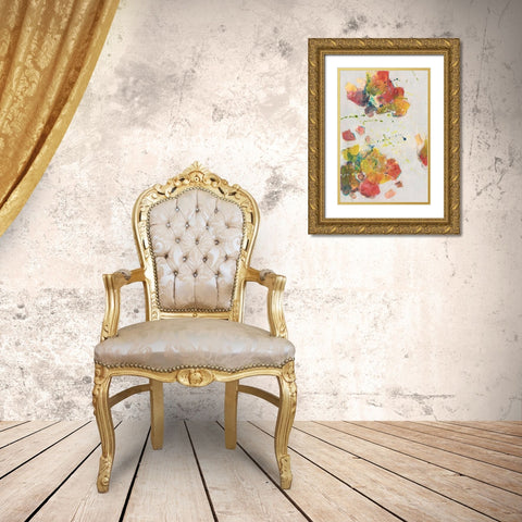 Attracting Love I Gold Ornate Wood Framed Art Print with Double Matting by Combs, Joyce