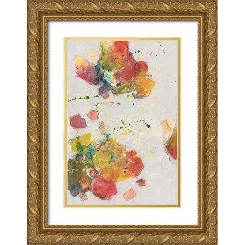 Attracting Love I Gold Ornate Wood Framed Art Print with Double Matting by Combs, Joyce