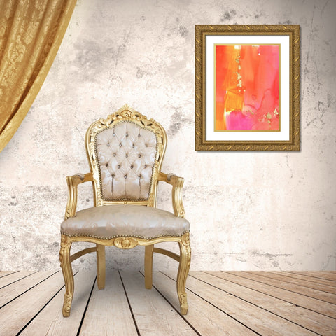 Mythological III Gold Ornate Wood Framed Art Print with Double Matting by Combs, Joyce