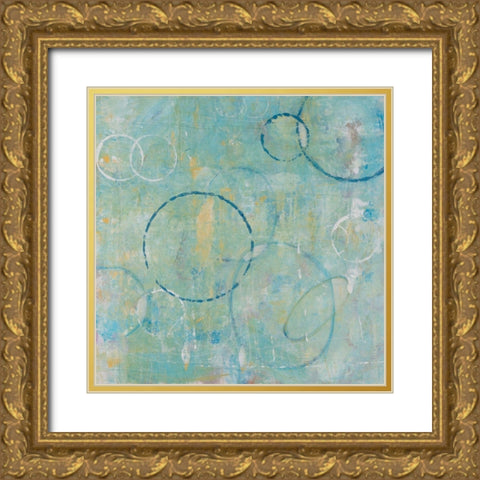 Spherical Link I Gold Ornate Wood Framed Art Print with Double Matting by OToole, Tim