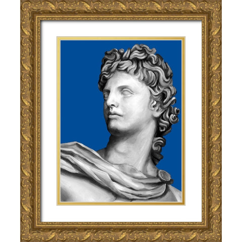 Custom Ornate Sculpture II Gold Ornate Wood Framed Art Print with Double Matting by Ethan Harper