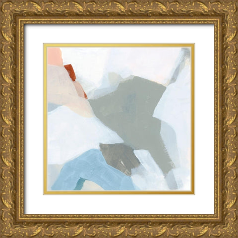 Patch Pocket II Gold Ornate Wood Framed Art Print with Double Matting by Vess, June Erica