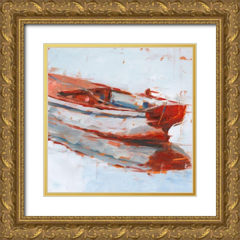 Still Water Reflections II Gold Ornate Wood Framed Art Print with Double Matting by Harper, Ethan