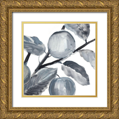 Rustic Vine II Gold Ornate Wood Framed Art Print with Double Matting by Warren, Annie