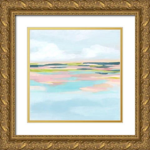 Candy Cove II Gold Ornate Wood Framed Art Print with Double Matting by Vess, June Erica