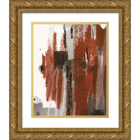 Loft Pastel V Gold Ornate Wood Framed Art Print with Double Matting by Dixon, Samuel