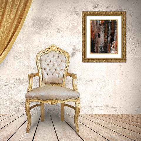 Loft Pastel VII Gold Ornate Wood Framed Art Print with Double Matting by Dixon, Samuel
