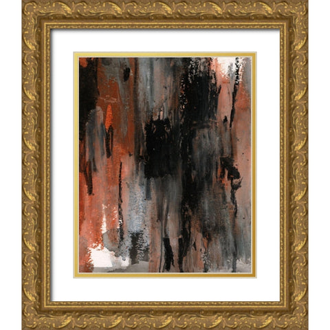 Loft Pastel VIII Gold Ornate Wood Framed Art Print with Double Matting by Dixon, Samuel