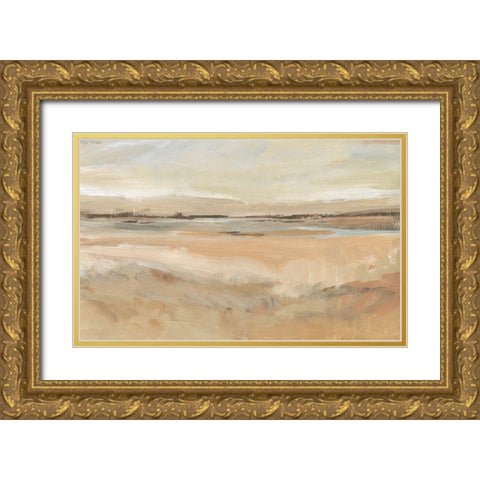 Earth Tone Landscape II Gold Ornate Wood Framed Art Print with Double Matting by OToole, Tim