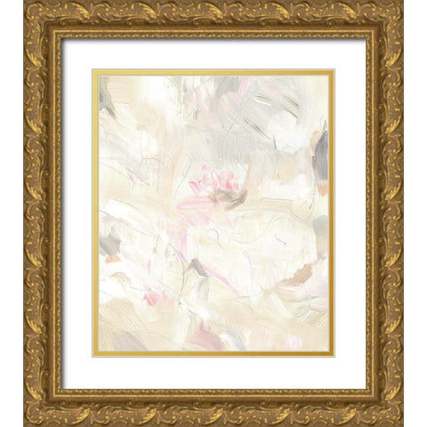 Soft Abstraction I Gold Ornate Wood Framed Art Print with Double Matting by OToole, Tim