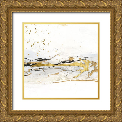 Golden Kelp II Gold Ornate Wood Framed Art Print with Double Matting by Harper, Ethan