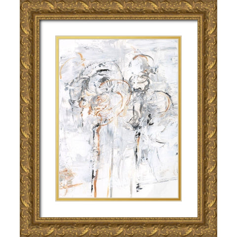 Spring Wildflowers II Gold Ornate Wood Framed Art Print with Double Matting by Harper, Ethan