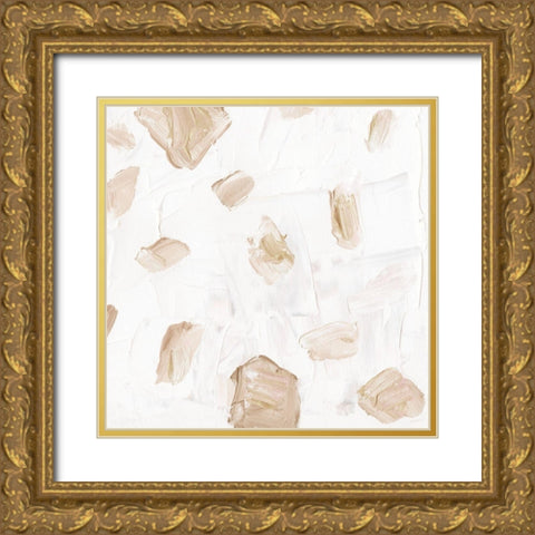 Blushing Neutrals I Gold Ornate Wood Framed Art Print with Double Matting by Wang, Melissa