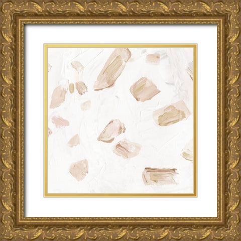 Blushing Neutrals II Gold Ornate Wood Framed Art Print with Double Matting by Wang, Melissa