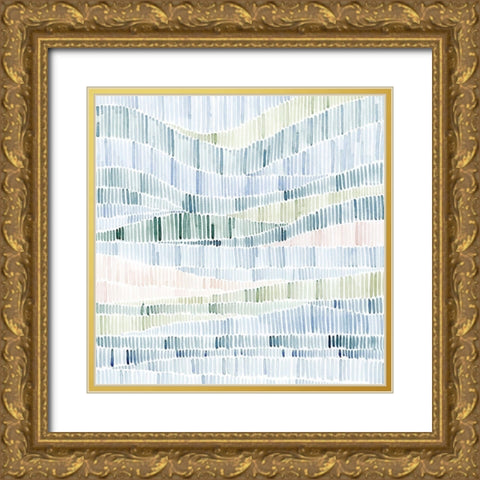 Fragmented Marsh II Gold Ornate Wood Framed Art Print with Double Matting by Popp, Grace