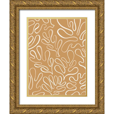 Matisse Pieces I Gold Ornate Wood Framed Art Print with Double Matting by Popp, Grace