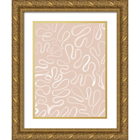 Matisse Pieces III Gold Ornate Wood Framed Art Print with Double Matting by Popp, Grace
