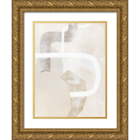 Quiet Affection I Gold Ornate Wood Framed Art Print with Double Matting by Popp, Grace