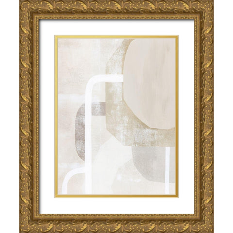 Quiet Affection II Gold Ornate Wood Framed Art Print with Double Matting by Popp, Grace