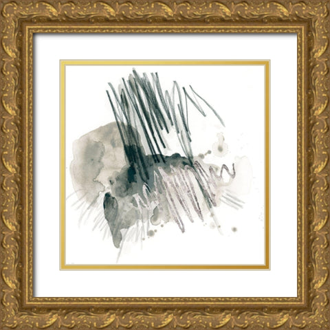 Graphite Markup I Gold Ornate Wood Framed Art Print with Double Matting by Vess, June Erica