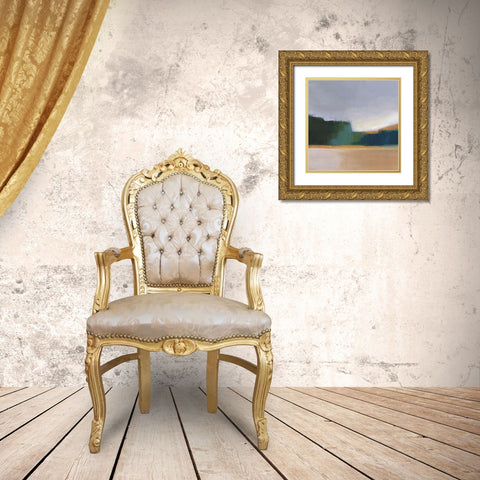 Solitude  I Gold Ornate Wood Framed Art Print with Double Matting by Evans, Brittany