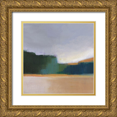 Solitude  I Gold Ornate Wood Framed Art Print with Double Matting by Evans, Brittany
