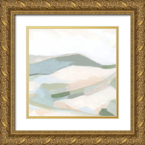 Tonal Vista II Gold Ornate Wood Framed Art Print with Double Matting by Vess, June Erica