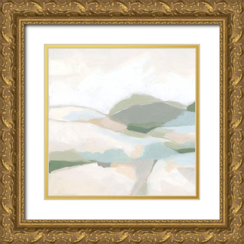 Tonal Vista III Gold Ornate Wood Framed Art Print with Double Matting by Vess, June Erica