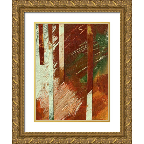 Wheaten II Gold Ornate Wood Framed Art Print with Double Matting by Moore, Regina