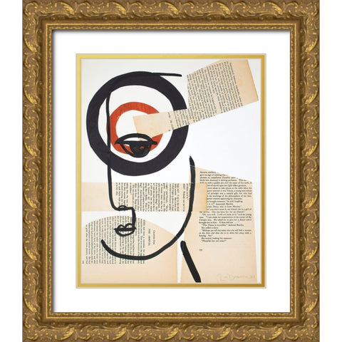 Faces of A Century I Gold Ornate Wood Framed Art Print with Double Matting by Delamater, Rob