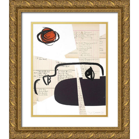 Faces of A Century II Gold Ornate Wood Framed Art Print with Double Matting by Delamater, Rob