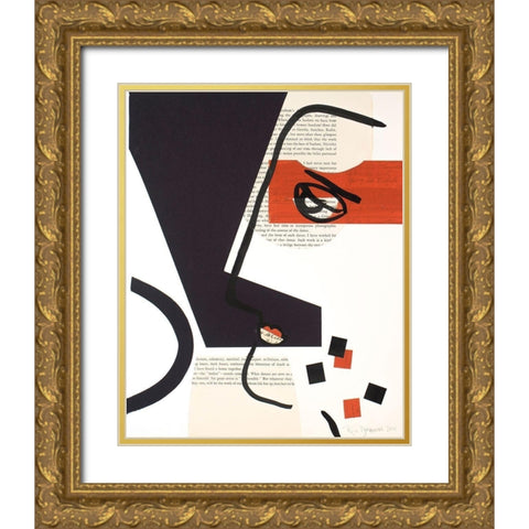 Faces of A Century V Gold Ornate Wood Framed Art Print with Double Matting by Delamater, Rob