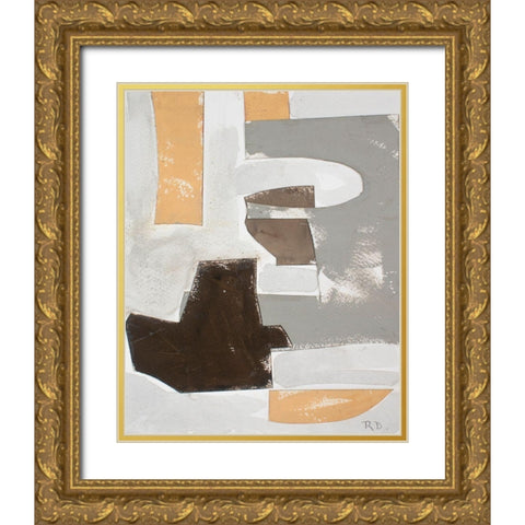 Andalusian Forms III Gold Ornate Wood Framed Art Print with Double Matting by Delamater, Rob