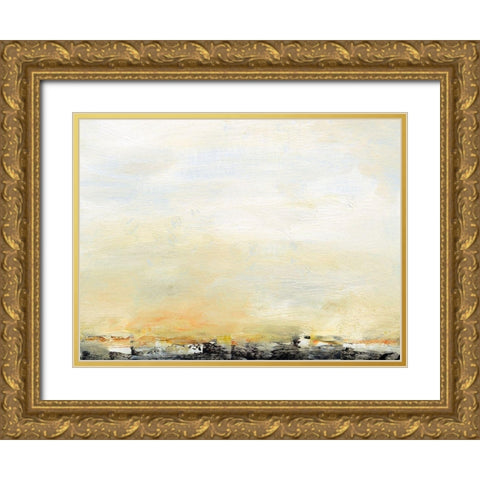 Lingering Light II Gold Ornate Wood Framed Art Print with Double Matting by Gordon, Sharon