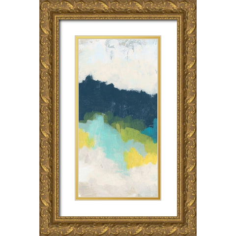Valley Grandure I Gold Ornate Wood Framed Art Print with Double Matting by Vess, June Erica