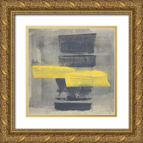 6240 Puzzle II Gold Ornate Wood Framed Art Print with Double Matting by Aryai, Sia