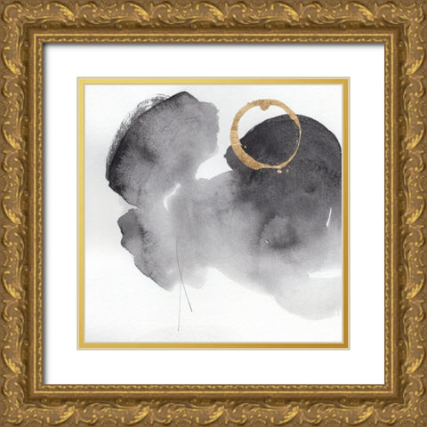 Broadsheet II Gold Ornate Wood Framed Art Print with Double Matting by Green, Jacob