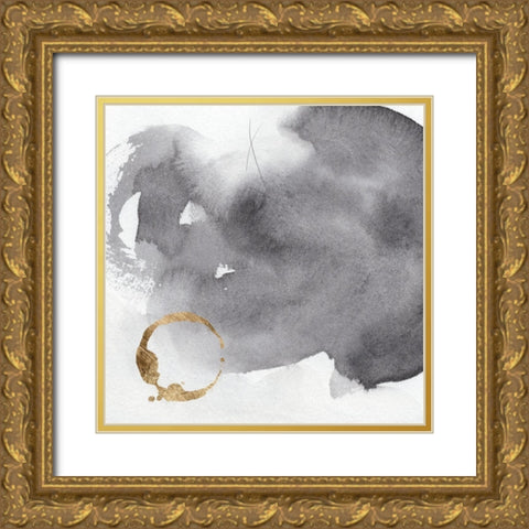 Broadsheet IV Gold Ornate Wood Framed Art Print with Double Matting by Green, Jacob