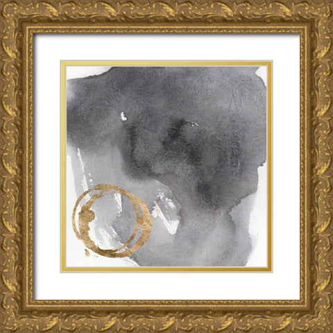 Broadsheet V Gold Ornate Wood Framed Art Print with Double Matting by Green, Jacob