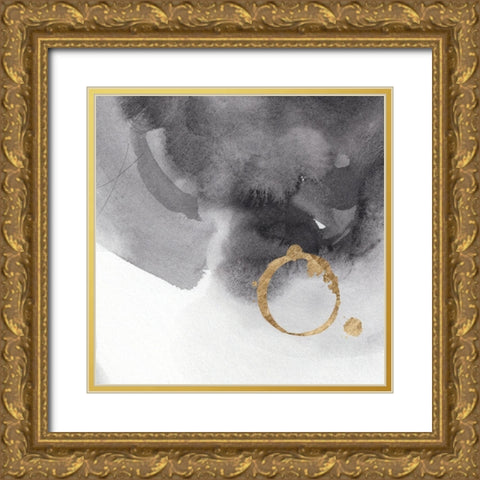 Broadsheet VI Gold Ornate Wood Framed Art Print with Double Matting by Green, Jacob