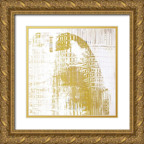 Amaze III Gold Ornate Wood Framed Art Print with Double Matting by Aryai, Sia
