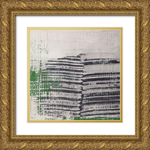 Amaze VIII Gold Ornate Wood Framed Art Print with Double Matting by Aryai, Sia