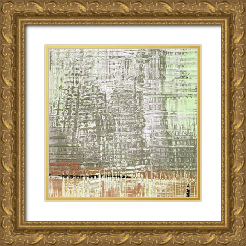 Amaze IX Gold Ornate Wood Framed Art Print with Double Matting by Aryai, Sia