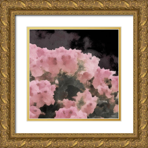 Blush Rush II Gold Ornate Wood Framed Art Print with Double Matting by Saunders, Alonzo